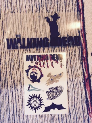 Infinity Crates May 2015 Walking Dead Transfers