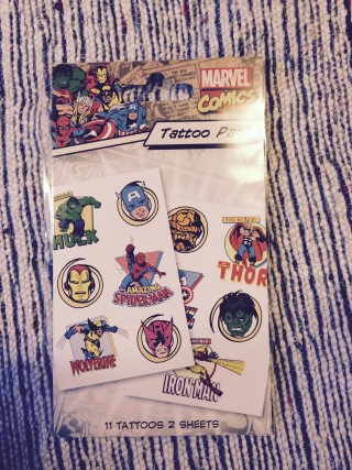 Zavvi ZBox May 2015 Tattoos