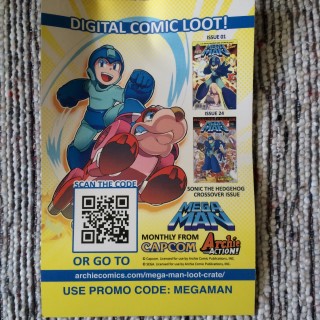 Loot Crate Mystery Crate May 2015 Mega Man Digital Comics