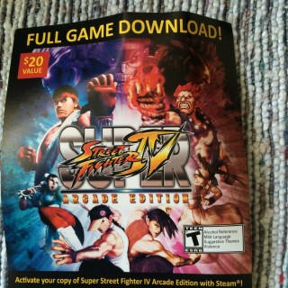 Loot Crate Mystery Crate May 2015 Street Fighter IV Game Download