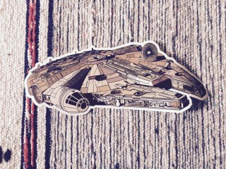 Infinity Crates July 2015 Millennium Falcon Sticker