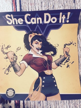 Loot Crate July 2015 Wonder Woman Poster