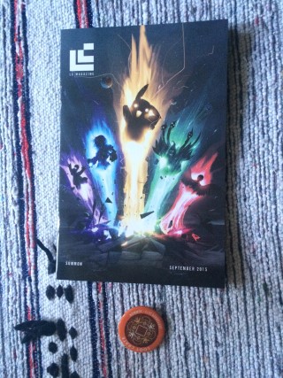 Loot Crate September 2015 Magazine And Badge