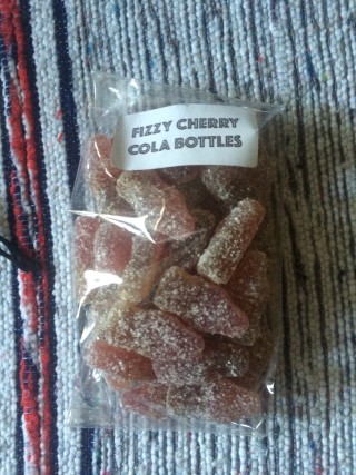 Scoff Club September 2015 Fizzy Cherry Cola Bottles