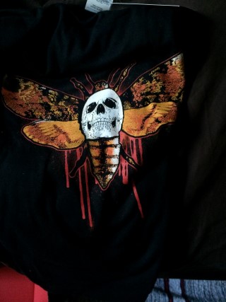 Horror Block September 2015 Deaths Head Moth TShirt