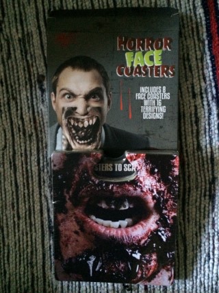 Horror Block September 2015 Horror Face Coasters