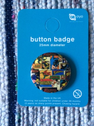 Infinity Crates September 2015 DC Comics Badge