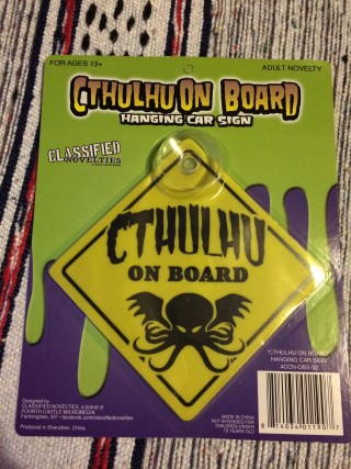 Horror Block Grab Block October 2015 Hanging Car Sign