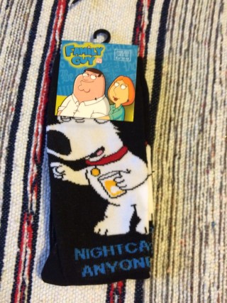 Infinity Crates December 2015 Family Guy Socks