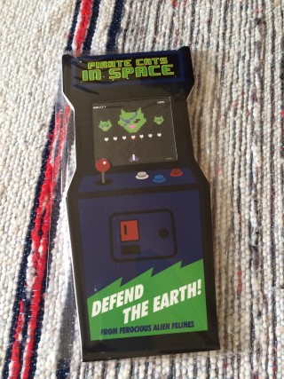 Arcade Block December 2015 Pirate Cats In Space Notebook