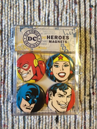 Retro Pop Box 80s January 2016 DC Fridge Magnets