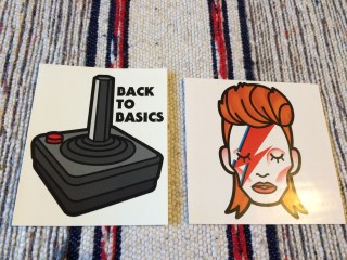 Retro Pop Box 80s January 2016 Stickers