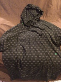Loot Crate Level Up Socks And Wearable January 2016 Space Invaders Hoodie