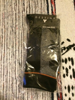 Loot Crate Level Up Socks And Wearable January 2016 Destiny Socks