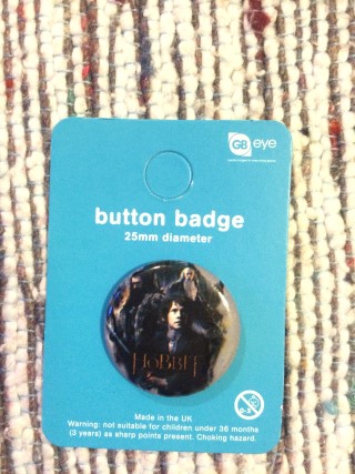 Infinity Crates February 2016 The Hobbit Badge