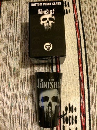 Comic Block June 2016 The Punisher Glass