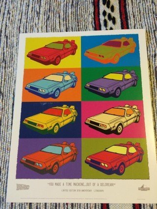 Sci Fi Block June 2016 Back To The Future Print
